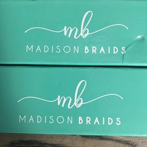Madison braid hairbands 2 blond 1 dark brown